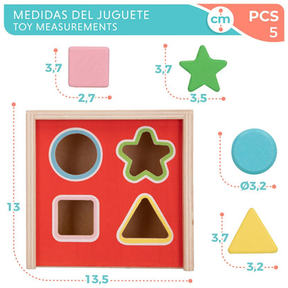Cubo formas madera Mickey Minnie Disney WOOMAX