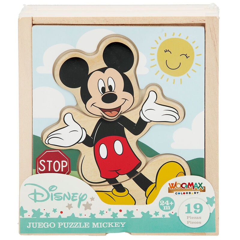 Puzzle madera Mickey Disney WOOMAX