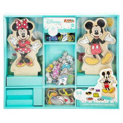 Juego magnetico madera vestidos Minnie Disney WOOMAX