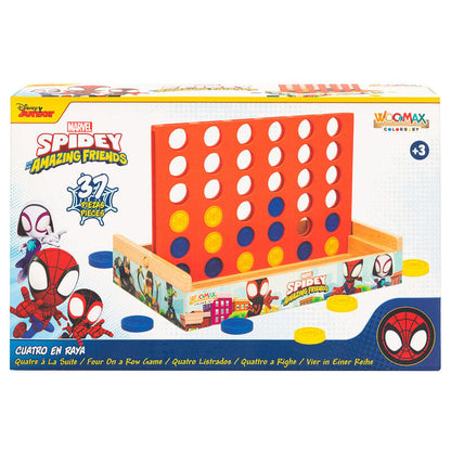 Juego Cuatro en Raya madera Spidey Marvel WOOMAX