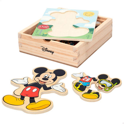Puzzle madera Mickey Disney WOOMAX