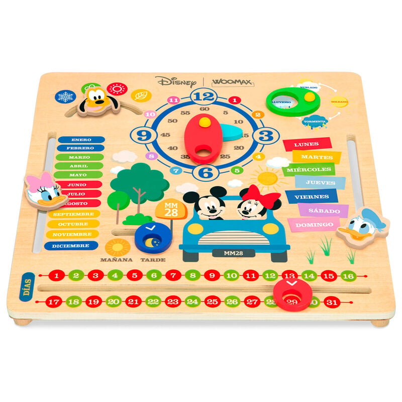 Juego Educativo Calendario Disney WOOMAX