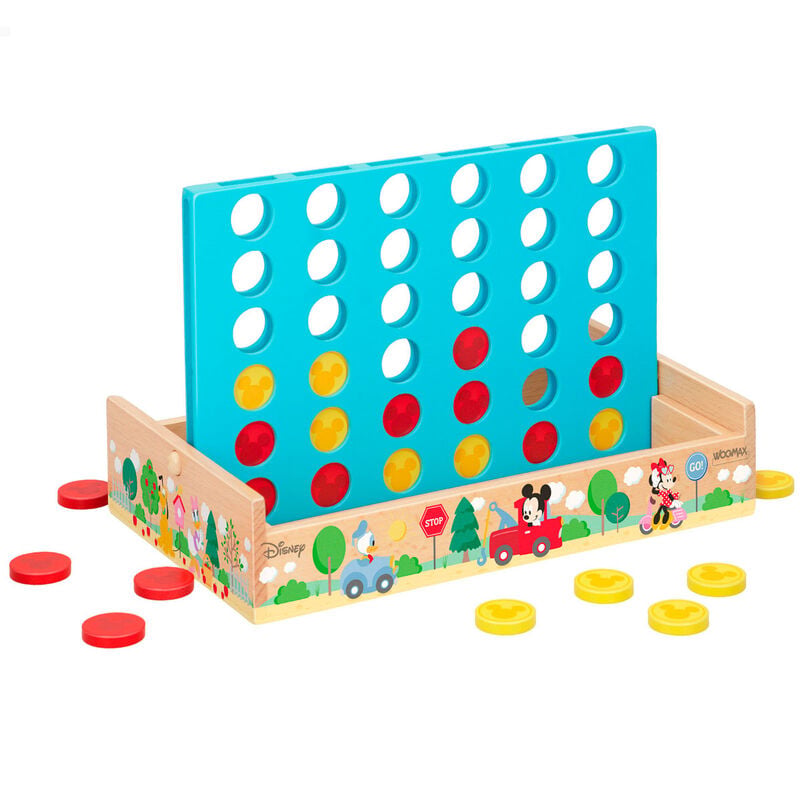 Juego Cuatro en Raya madera Disney WOOMAX