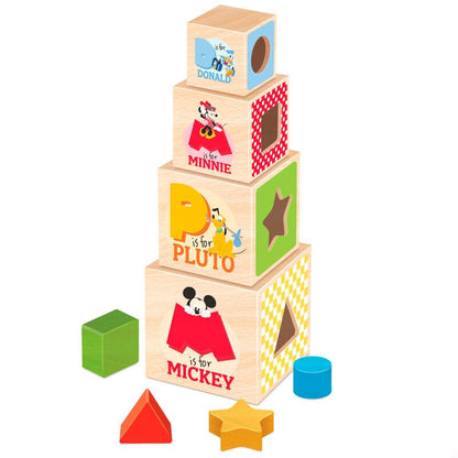 Torre cubos madera Disney WOOMAX