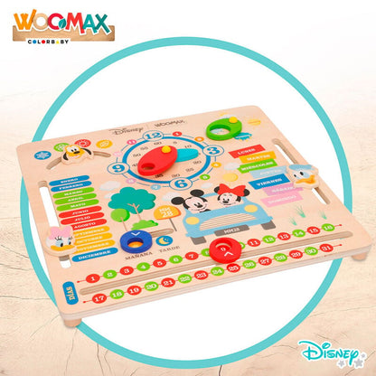 Juego Educativo Calendario Disney WOOMAX