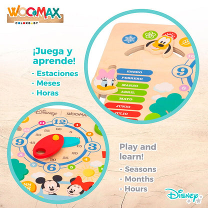 Juego Educativo Calendario Disney WOOMAX