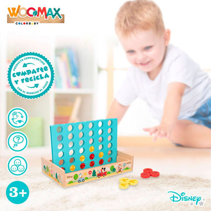 Juego Cuatro en Raya madera Disney WOOMAX