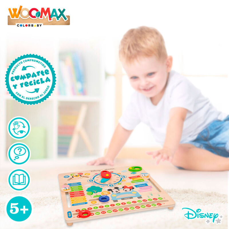 Juego Educativo Calendario Disney WOOMAX