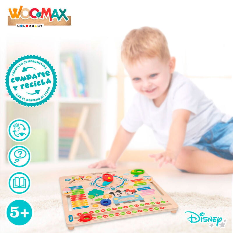 Juego Educativo Calendario Disney WOOMAX