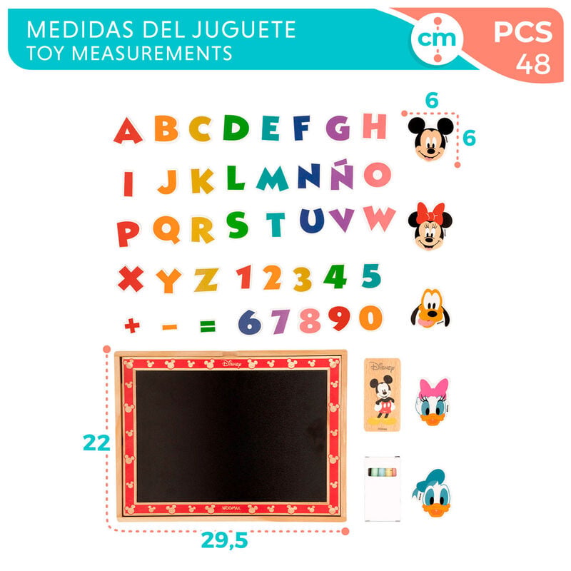 Pizarra magnetica madera Disney WOOMAX