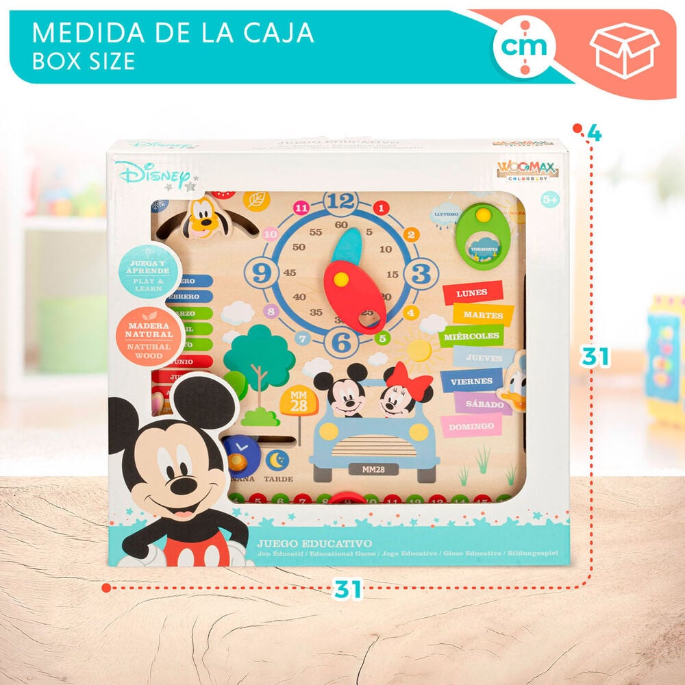Juego Educativo Calendario Disney WOOMAX