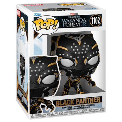 Figura POP Marvel Black Panther Wakanda Forever Black Panther FUNKO