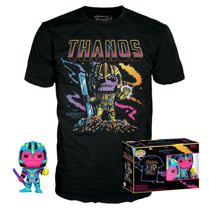 Set figura POP & Tee Marvel Infinity Saga Thanos Exclusive FUNKO