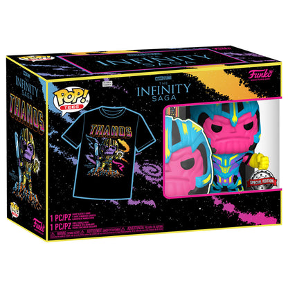 Set figura POP & Tee Marvel Infinity Saga Thanos Exclusive FUNKO