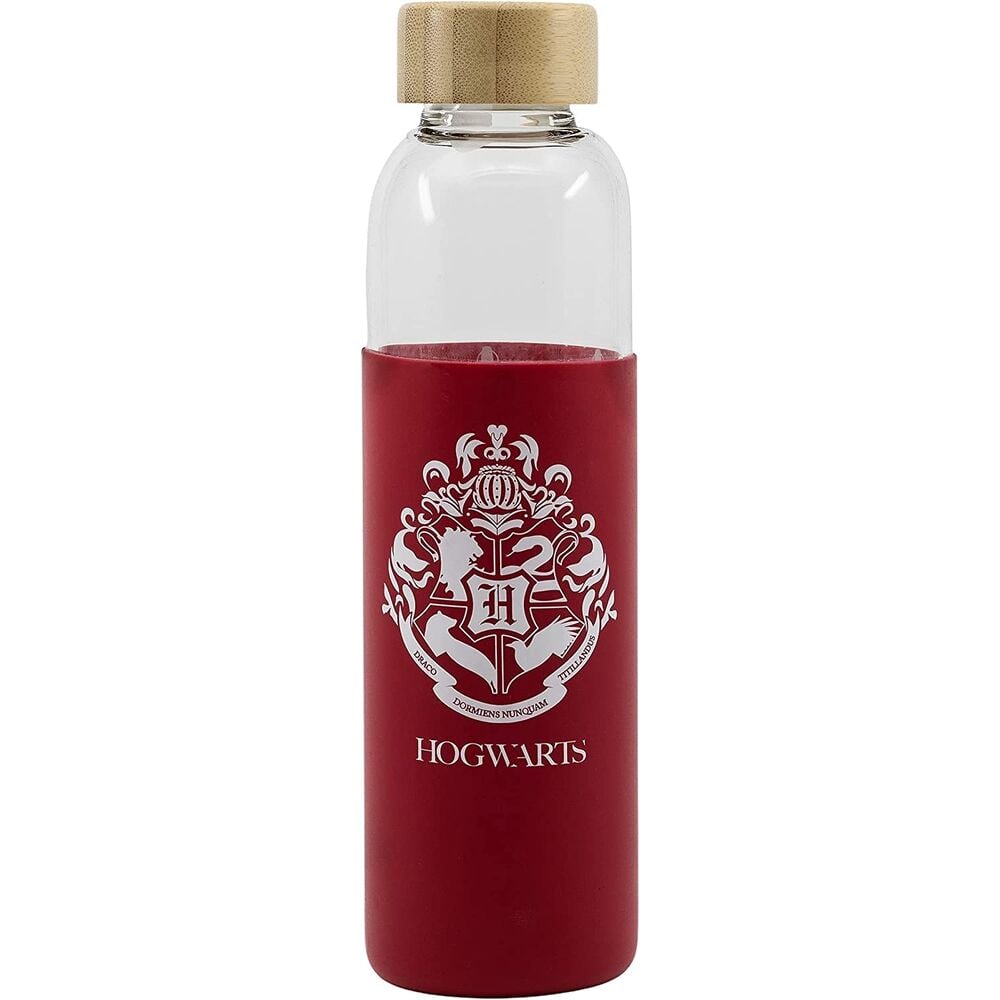 Botella cristal Harry Potter funda silicona 585ml STOR