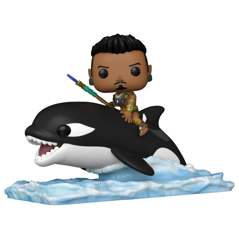 Figura POP Marvel Black Panther Wakanda Forever Namor with Orca FUNKO