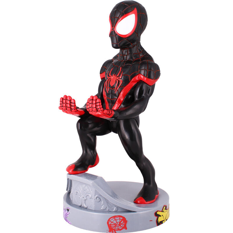 Cable Guy soporte sujecion figura Miles Morales Spiderman Marvel 21cm EXQUISITE GAMING