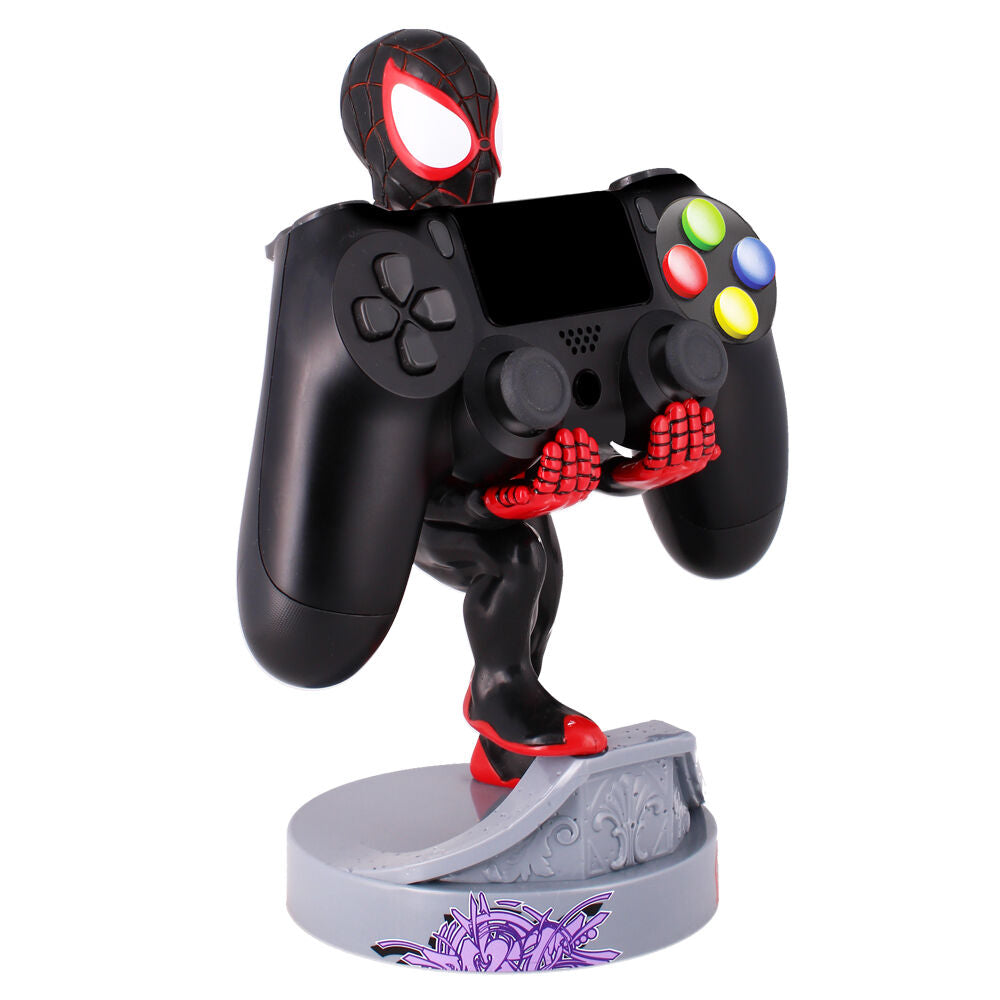 Cable Guy soporte sujecion figura Miles Morales Spiderman Marvel 21cm EXQUISITE GAMING