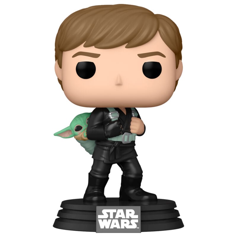 Figura POP Star Wars El Libro de Boba Fett 2 Luke Skywalker & Grogu FUNKO