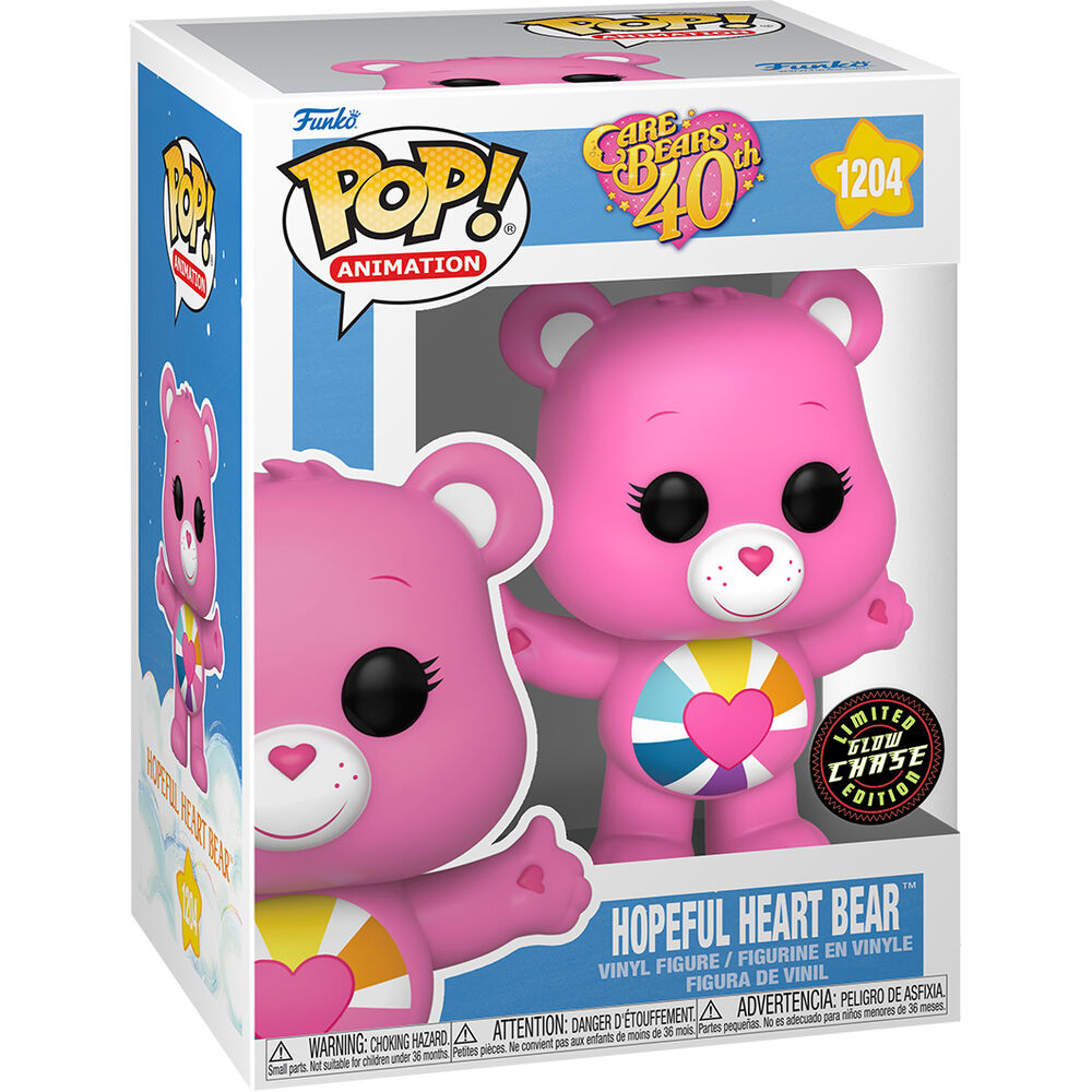 Figura POP Care Bears 40th Anniversary Hopeful Heart Bear Chase FUNKO