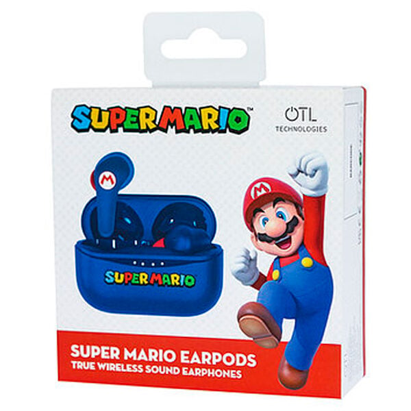 Auriculares inalambricos Blue Super Mario Nintendo OTL TECHNOLOGIES