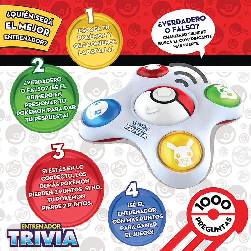 Juego mesa Trivia Pokemon EDUCA BORRAS