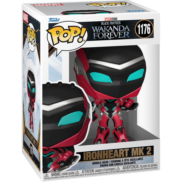 Figura POP Marvel Black Panther Wakanda Forever Ironheart MK2 FUNKO