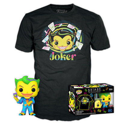 Set figura POP & Tee DC Comics Batman Joker Exclusive FUNKO