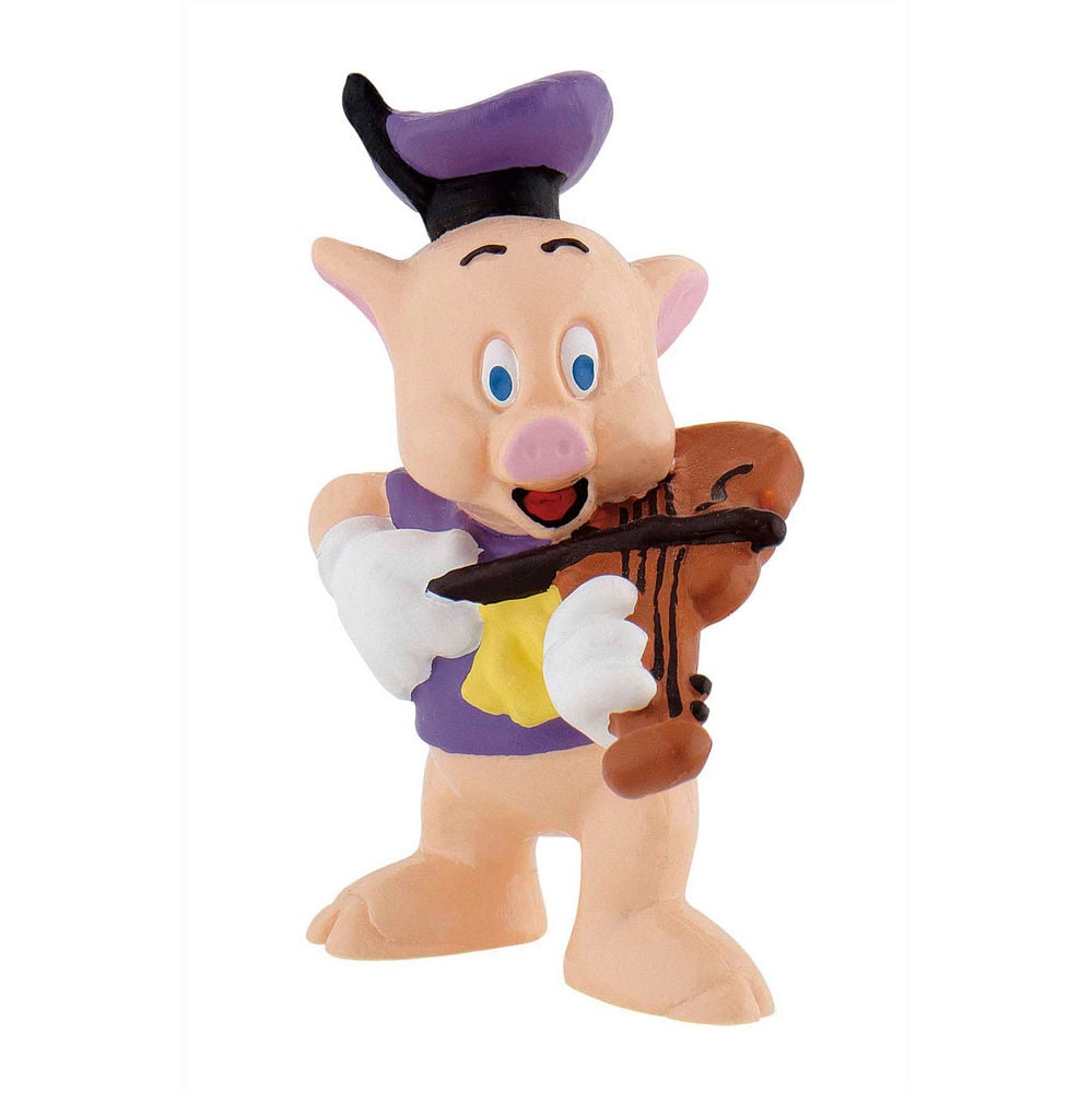 Figura Cerdito Violin Los 3 Cerditos 6cm BULLYLAND
