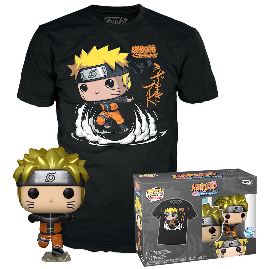 Set figura POP & Tee Naruto Shippuden Exclusive FUNKO