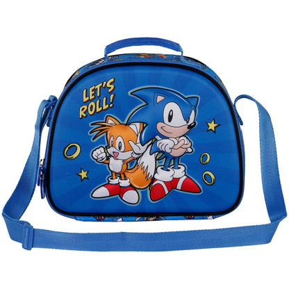 Bolsa portameriendas 3D Lets Roll Sonic The Hedgehog KARACTERMANIA
