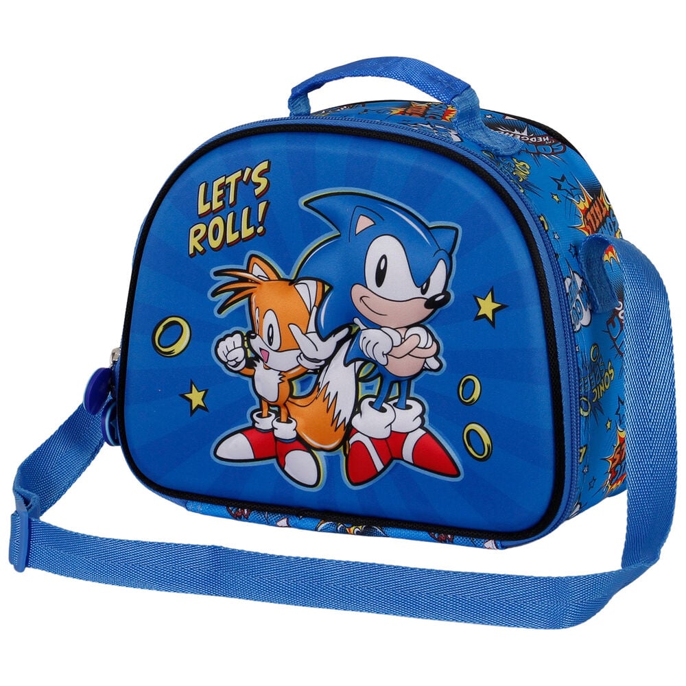 Bolsa portameriendas 3D Lets Roll Sonic The Hedgehog KARACTERMANIA