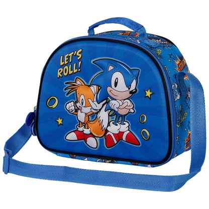 Bolsa portameriendas 3D Lets Roll Sonic The Hedgehog KARACTERMANIA
