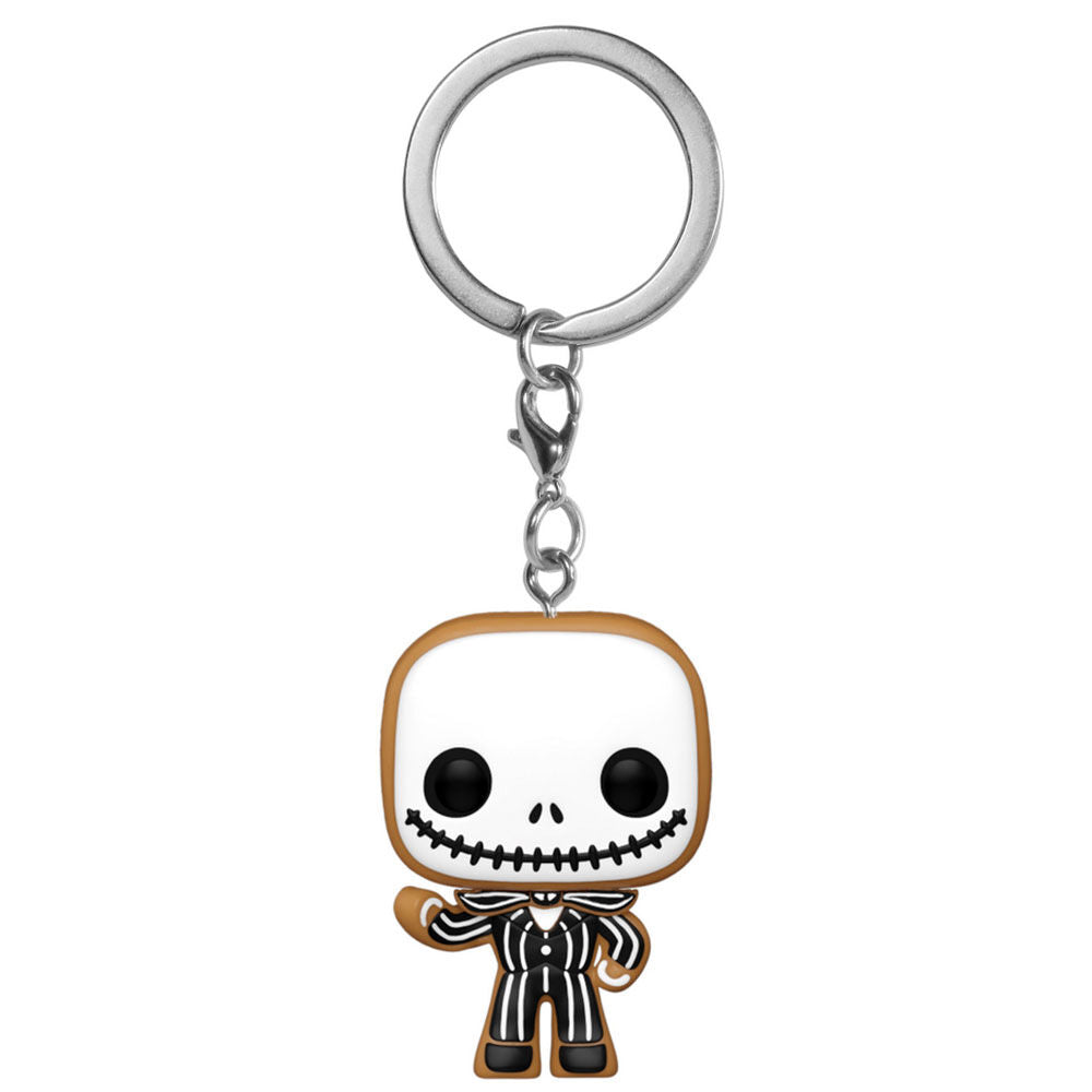 Llavero Pocket POP Disney Pesadilla Antes de Navidad Jack Skellington Gingerbread Exclusive FUNKO