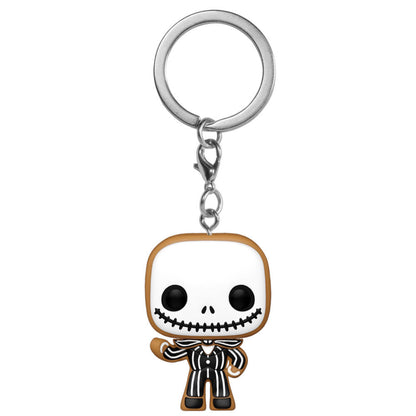 Llavero Pocket POP Disney Pesadilla Antes de Navidad Jack Skellington Gingerbread Exclusive FUNKO