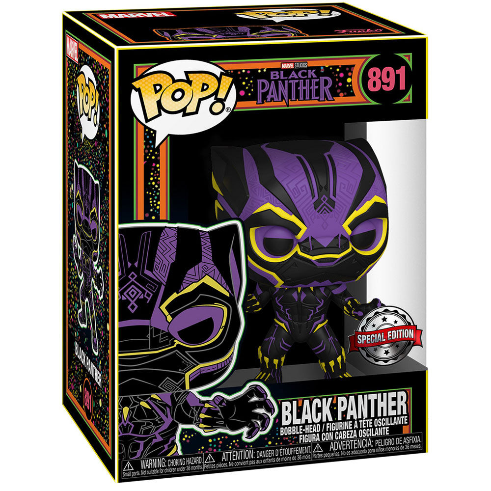 Set figura POP & Tee Marvel Wakanda Forever Black Panther Exclusive FUNKO