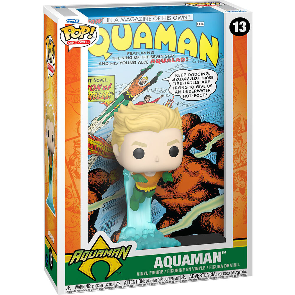 Figura POP Comic Cover DC Comics Aquaman FUNKO
