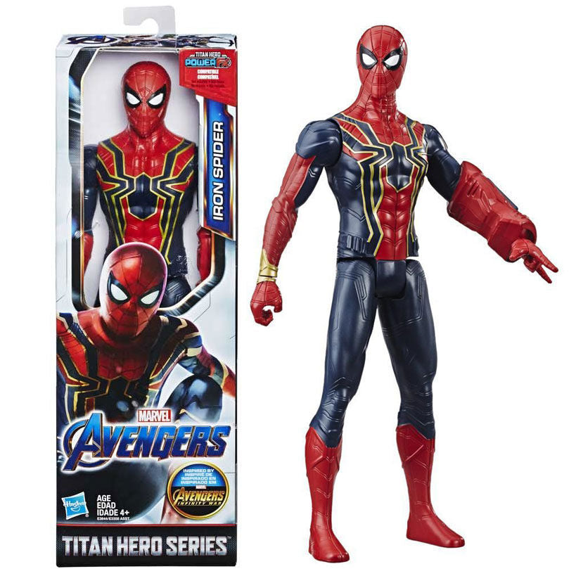 Figura Titan Hero Iron Spider Vengadores Avengers Marvel 30cm HASBRO