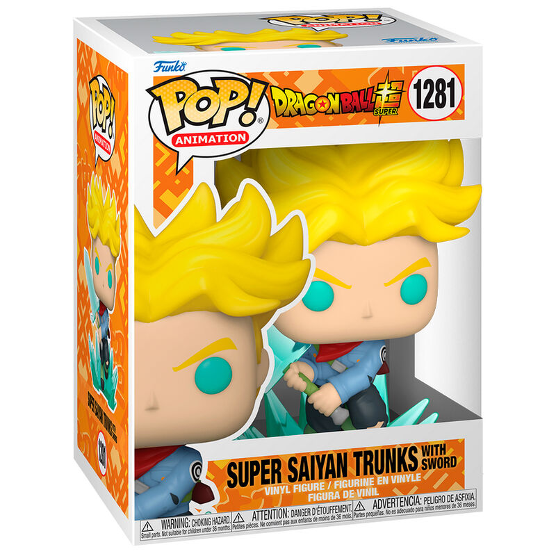 Figura POP Dragon Ball Super Super Saiyan Trunks with Sword FUNKO