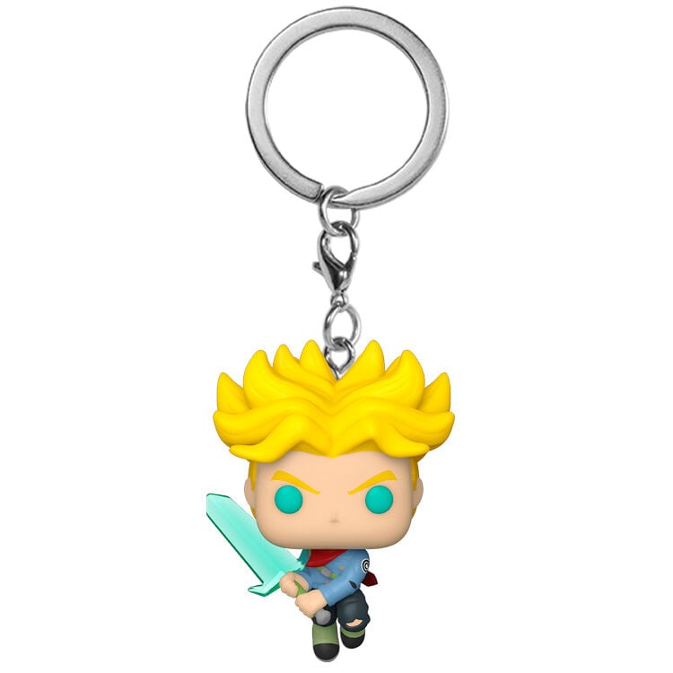 Llavero Pocket POP Dragon Ball Super Saiyan Trunks with Sword FUNKO