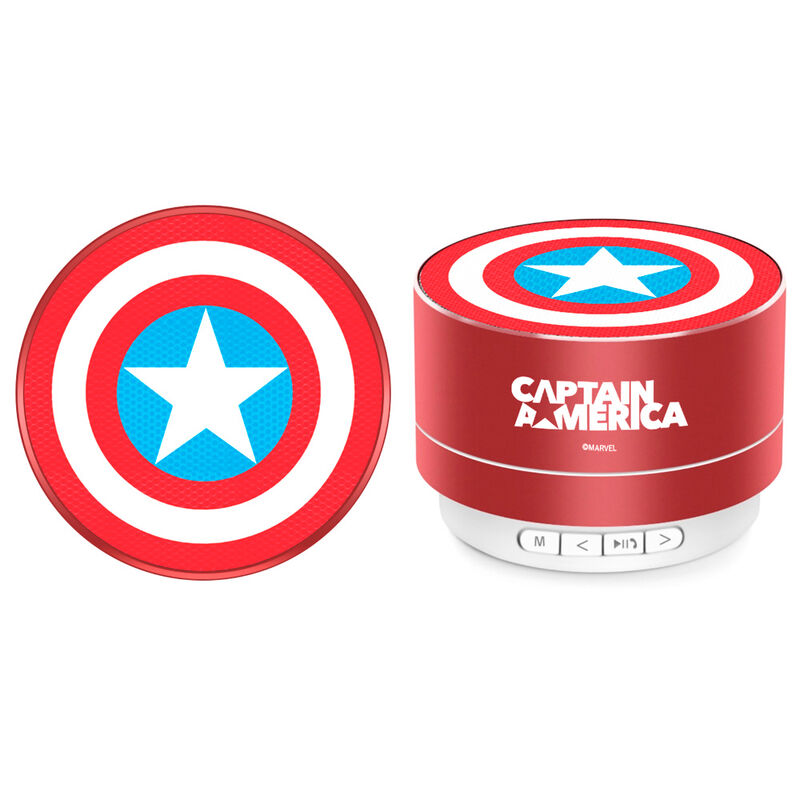 Altavoz portatil inalambrico Capitan America Marvel ERT GROUP