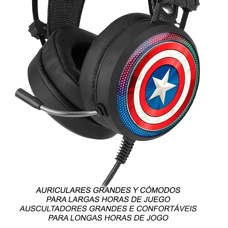 Auriculares gaming Capitan America Marvel ERT GROUP