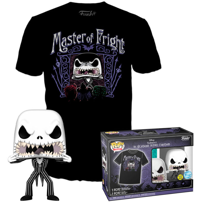Set figura POP & Tee Disney Pesadilla Antes de Navidad Jack Skellington Exclusive FUNKO