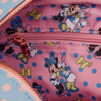 Bolso Loungefly Pastel Polka Dot Minnie Mouse Disney LOUNGEFLY