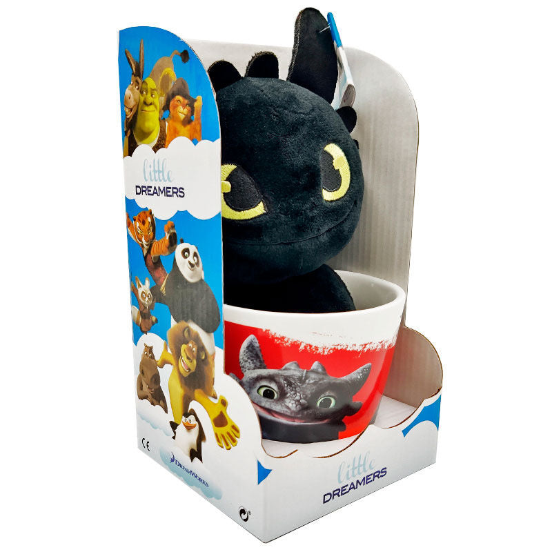 Taza + Peluche Como Entrenar a tu Dragon 18cm DREAMWORKS ANIMATION