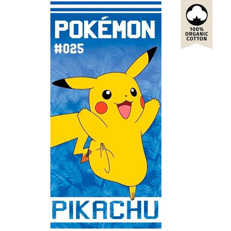 Toalla Pikachu Pokemon algodon NINTENDO
