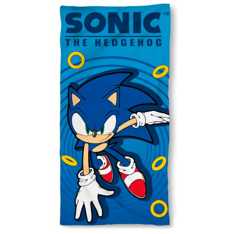 Toalla Sonic The Hedgehog microfibra SEGA