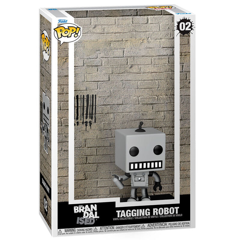 Figura POP Art Cover Brandalised Tagging Robot FUNKO