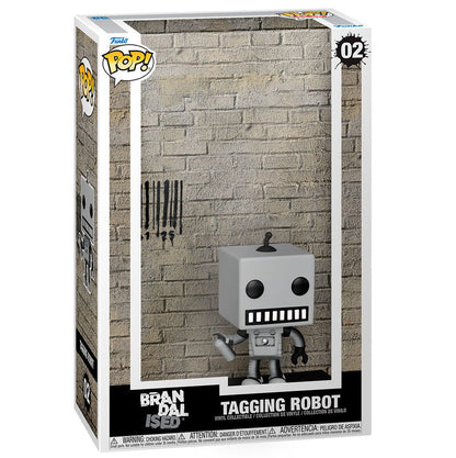 Figura POP Art Cover Brandalised Tagging Robot FUNKO