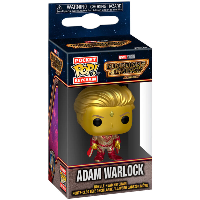 Llavero Pocket POP Marvel Guardianes de la Galaxia 3 Adam Warlock FUNKO